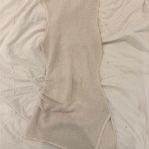 knit snatching mini dress